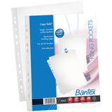 BANTEX Multi-Punched Filing Pockets