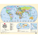 WALLMAP WORLD POLIT&PHYS