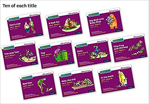 Read Write Inc - Phonics Set 2 Purple Story Books - Colour Pack of 100 Paperback