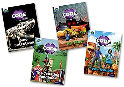 Project X CODE Extra: Turquoise Book Band, Oxford Level 7: Castle Kingdom and Forbidden Valley, Mixed Pack of 4