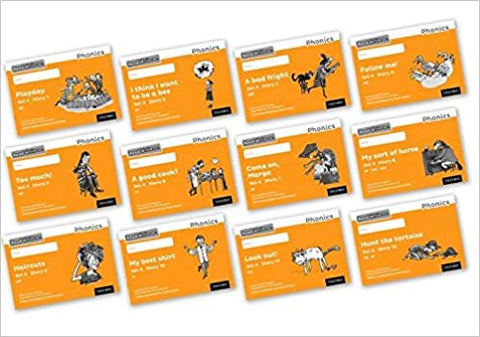 Read Write Inc. Phonics: Black and White Orange Set 4 Storybooks Mixed Pack of 12 Paperback