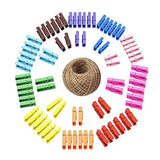 TREFOIL DALA WOODEN COLOURED PEGS