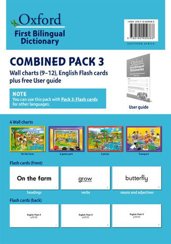 Oxford First Bilingual Dictionary pack 3 poster/cards