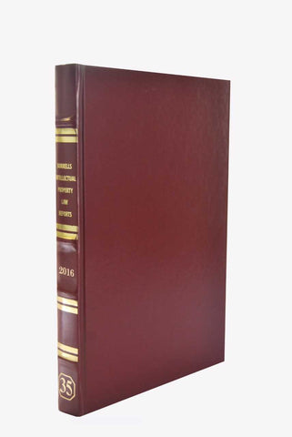 Burrell's Intellectual Property Law Reports Vol 36 2017/2018