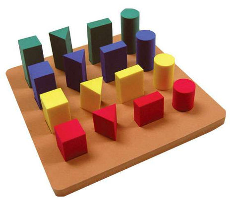 SHUTERS KIDS PLAY & LEARN: MINI SHAPES FORM BOARD - (IMPORT)