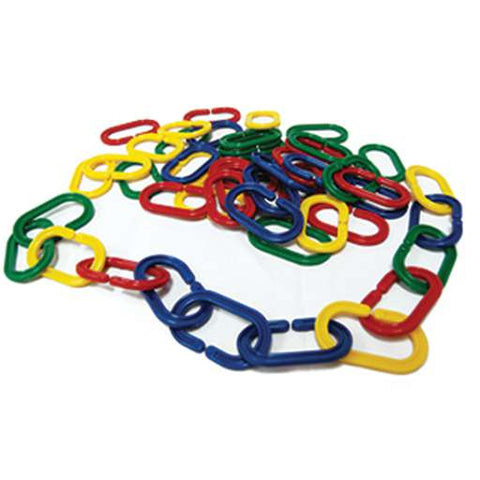 LINK A LOT (LINKS ASSORTED COLOURS 100 LINKS)