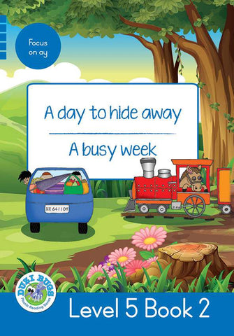 DUZI BUGS: BLUE LEVEL 5: BOOK 2: A DAY TO HIDE AWAY | A BUSY WEEK