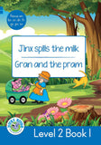 DUZI BUGS: BLUE LEVEL 2: BOOK 1: JINX SPILLS THE MILK | GRAN AND THE PRAM