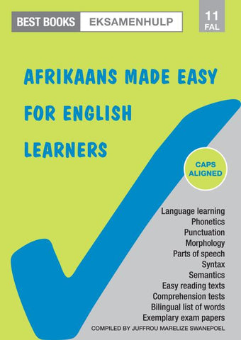Best Books Eksamenhulp: Graad 11 Afrikaans Taal- en leesoefenboek vir Eerste Addisionele Taal