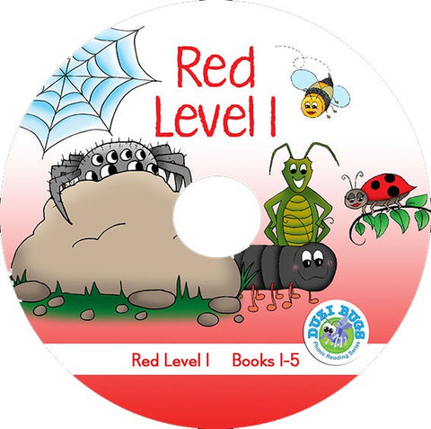 DUZI BUGS RED LEVEL 1 BOOKS 1 - 5 (CD)