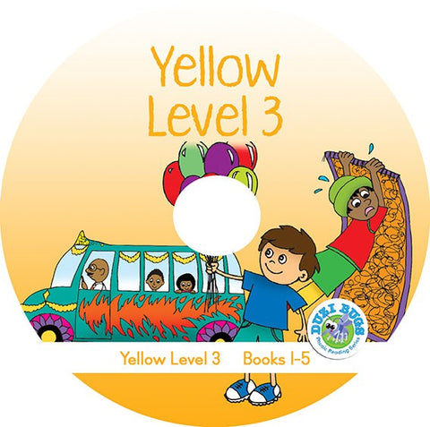 DUZI BUGS YELLOW LEVEL 3 BOOKS 1 - 5 (CD)