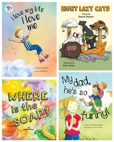 Four storybooks for children (Pack of four storybooks)