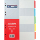 INDEX A4 5 POS BOARD BLUE