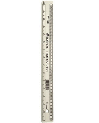 RULER SCALE 1 TO 1 2 5 10 20 2 TO 1 – Elex Academic Bookstore