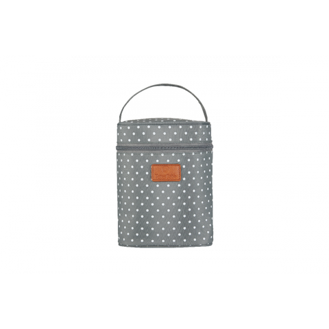 Totes Babe Dotty Series Double Bottle Carrier Grey