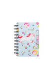 Quest Unicorn Shaped Notebook Aqua