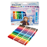 Frozen 12 Jumbo Fibre Markers Multi