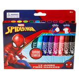 Spider-Man 12 Jumbo Fibre Markers Multi