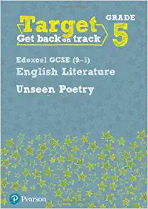 Target Grade 5 Unseen Poetry Edexcel Paperback by David Grant (Author)