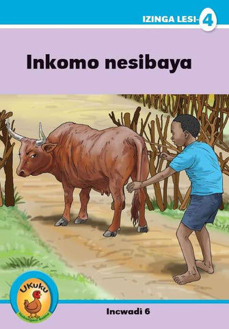 Ukuku Reading Scheme Blue Series: Level 4 Book 6- Inkomo Nesibaya