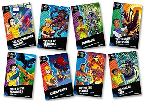 Project X Alien Adventures: Dark Red Book Band, Oxford Levels 17-18: Dark Red Book Band, Mixed Pack of 8