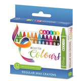 iwrite colour: Regular Wax Crayons - 12's