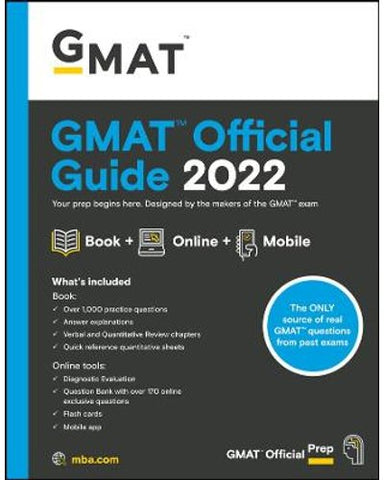 GMAT Official Guide 2022: Book + Online Question Bank (Paperback)