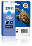 Epson T1572 Cyan Black Turtle Inkjet Ink