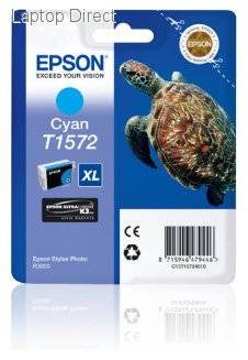 Epson T1572 Cyan Black Turtle Inkjet Ink