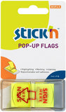 Stick 'n Notes Pop-Up Neon Printed Flags