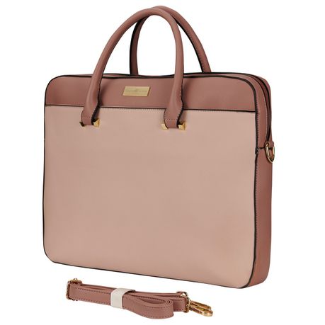 SupaNova Katrina Series 14.1` Ladies Laptop Handbag with Padded Laptop Compartment and One External Compartment