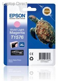 Epson T1576 Vivid Light Magenta Ultrachrome K3 Ink Cartridge