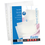 BANTEX Multi-Punched Filing Pockets