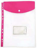 Treeline A4 Filing Carry Folder with Stud (Open Short Side)  180 Micron