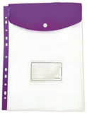 Treeline A4 Filing Carry Folder with Stud (Open Short Side)  180 Micron