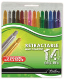 Treeline Retractable Wax Crayons