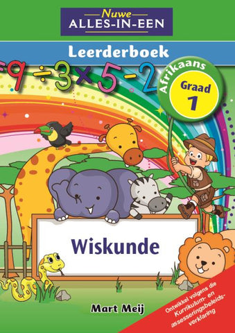 Nuwe Alles-In-Een Graad 1 Wiskunde Leerderboek