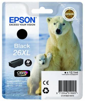 Epson 26XL Black Claria Premium Ink - Singlepack