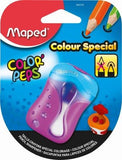 MAPED Sharpener 2 Hole Color'Peps Plastic Canister - Card