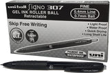 Max Frank UMN-307 Signo Retractable (0.7mm Fine Gel Rollerball Retrable Comfortable) Grip)