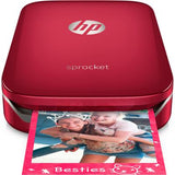 HP SPROCKET PHOTO PRINTER RED(Z3Z93A)
