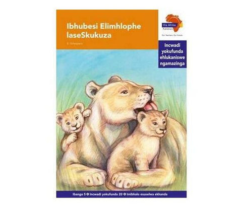 "Via Afrika isiZulu Home Language Intermediate Phase Graded Reader 20:  Ibhubesi Elimhlophe laseSkukuza (Printed book.)"