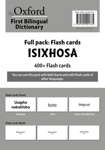Oxford First Bilingual Dictionaries: Full Pack Flash Cards IsiXhosa (400+ Flash Cards)