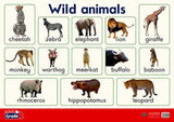 Oxford Grade R Poster 19: Wild animals - Elex Academic Bookstore