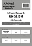 Oxford First Bilingual Dictionaries: Full Pack Flash Cards English (400+ Flash Cards)