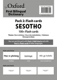Oxford First Bilingual Dictionaries: Pack 2 Flash Cards Sesotho (100+ Flash Cards)
