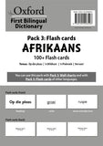 Oxford First Bilingual Dictionary pack 3 cards Afrikaans