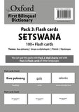 Oxford First Bilingual Dictionaries: Pack 3 Flash Cards Setswana (100+ Flash Cards)