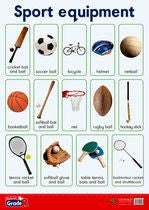 Oxford Grade R Poster 20: Sport equipment - Elex Academic Bookstore