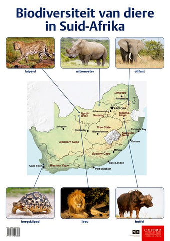 Poster (Natuurwetenskappe en Tegnologie): Biodiversiteit van diere in SA